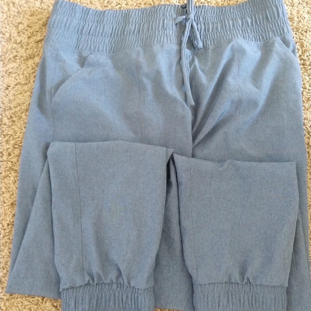 Albion's Destination Joggers in Dark Blue Chambray